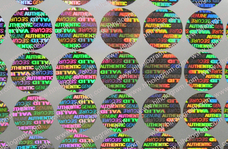 hologram sticker photo