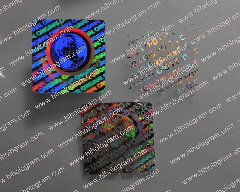 hologram sticker photo