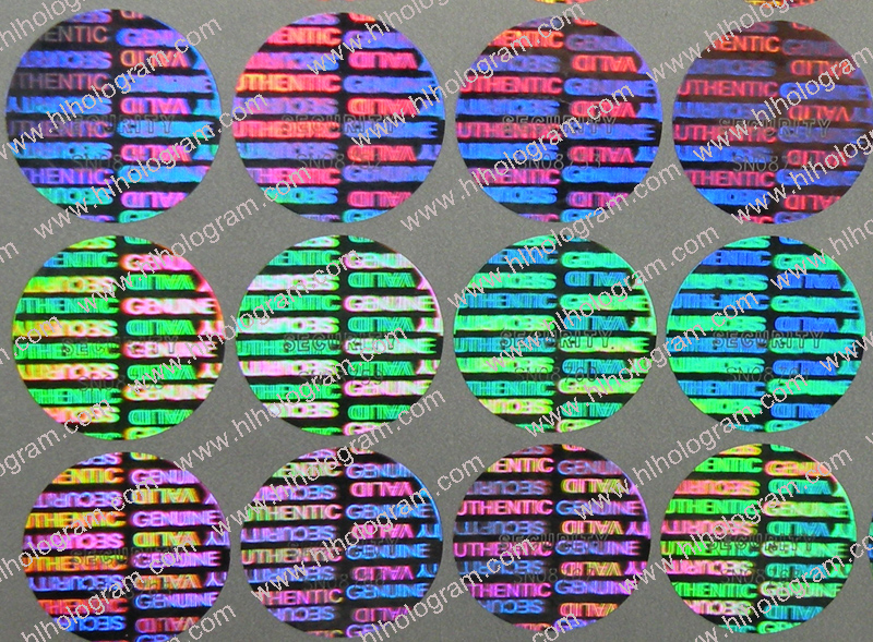 hologram sticker photo