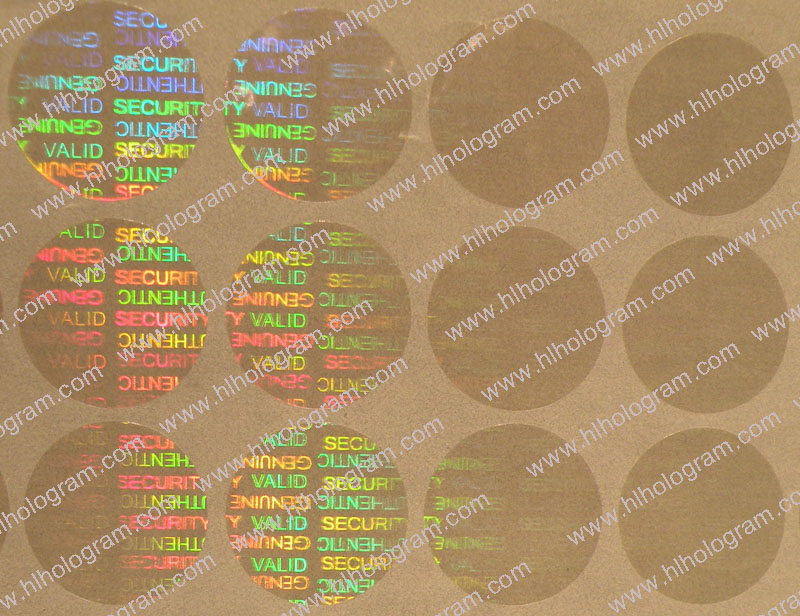 hologram sticker photo