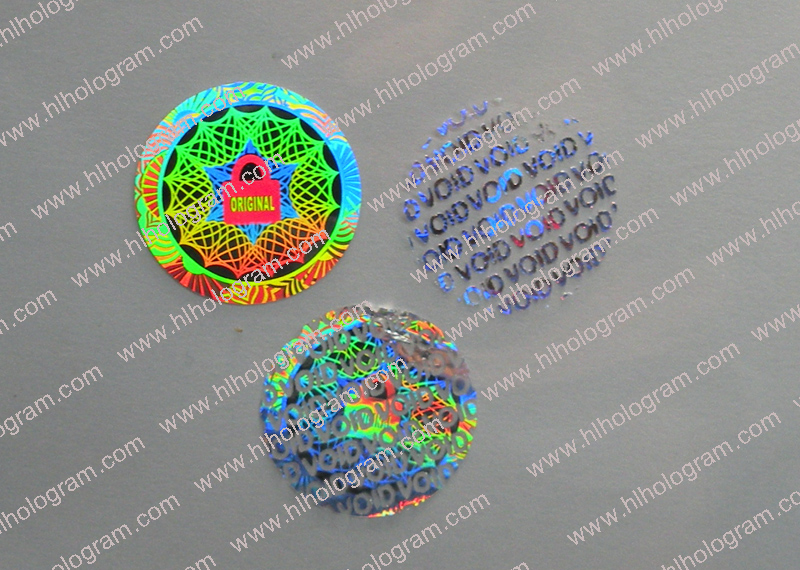 hologram sticker photo