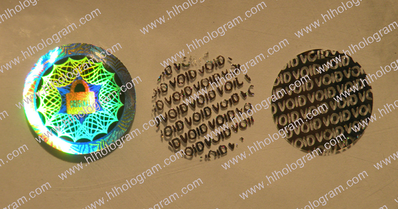 hologram sticker photo