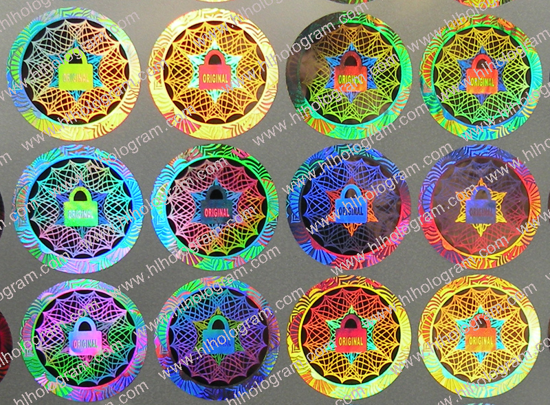 hologram sticker photo