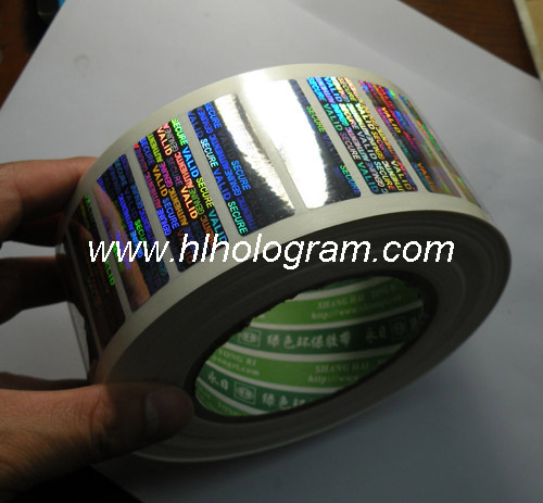 Hologram Sticker In Roll