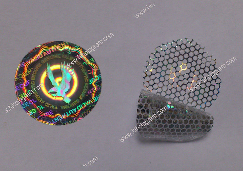 hologram sticker photo