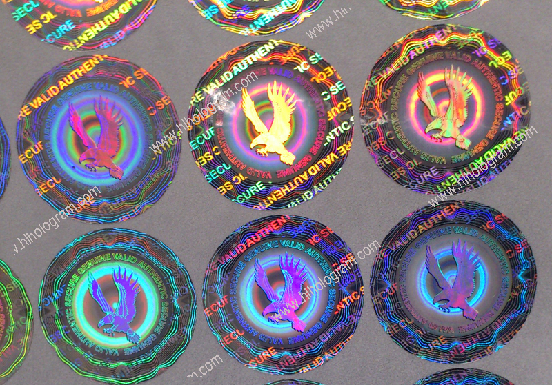 hologram sticker photo