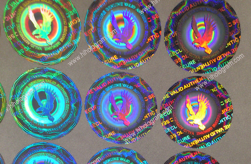 hologram sticker photo