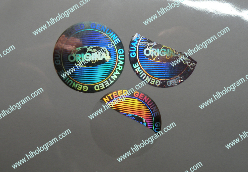 hologram sticker photo