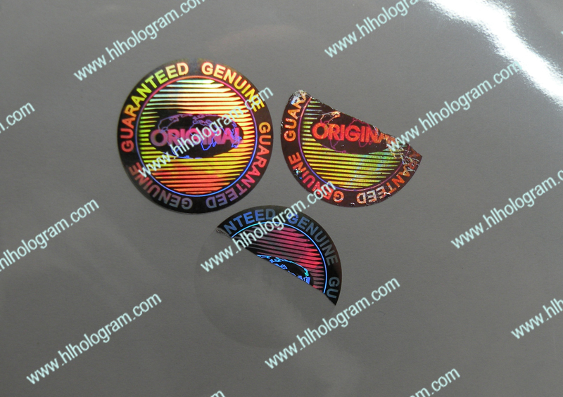 hologram sticker photo