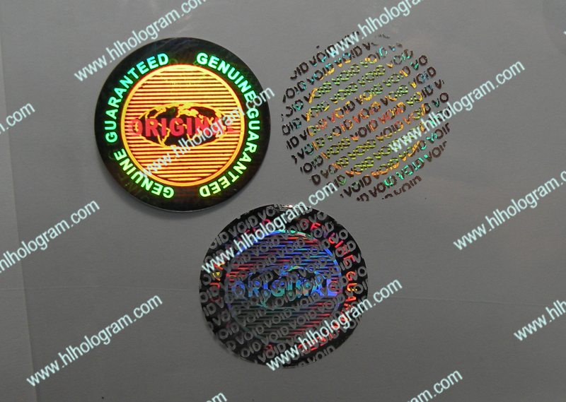 hologram sticker photo