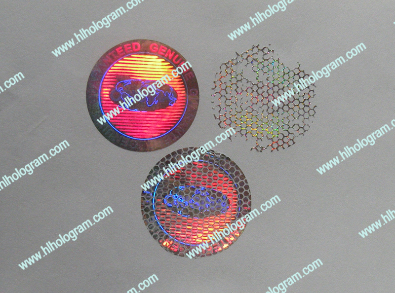 hologram sticker photo