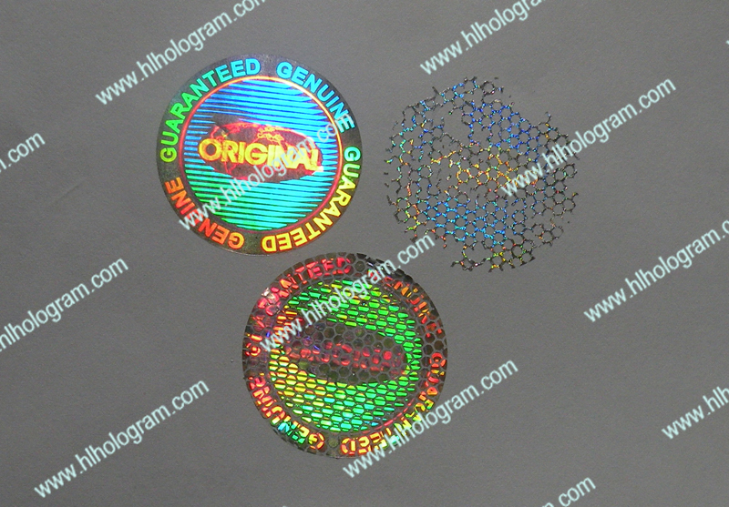 hologram sticker photo