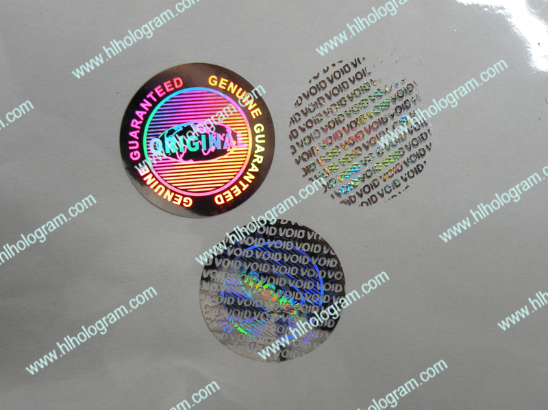 hologram sticker photo