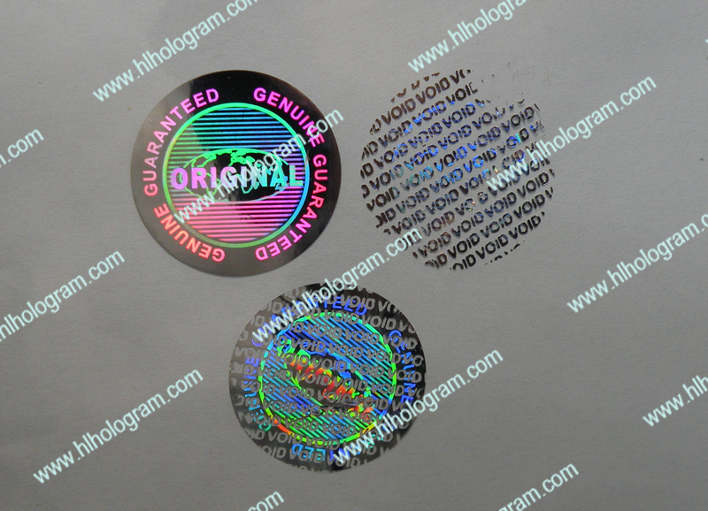 hologram sticker photo