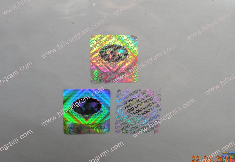 hologram sticker photo