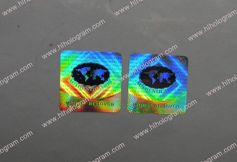 hologram sticker photo