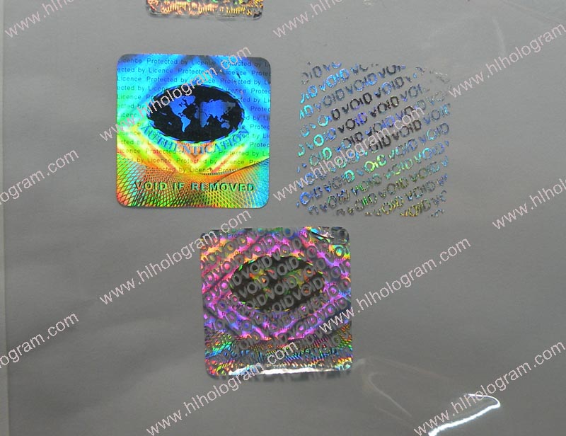 hologram sticker photo