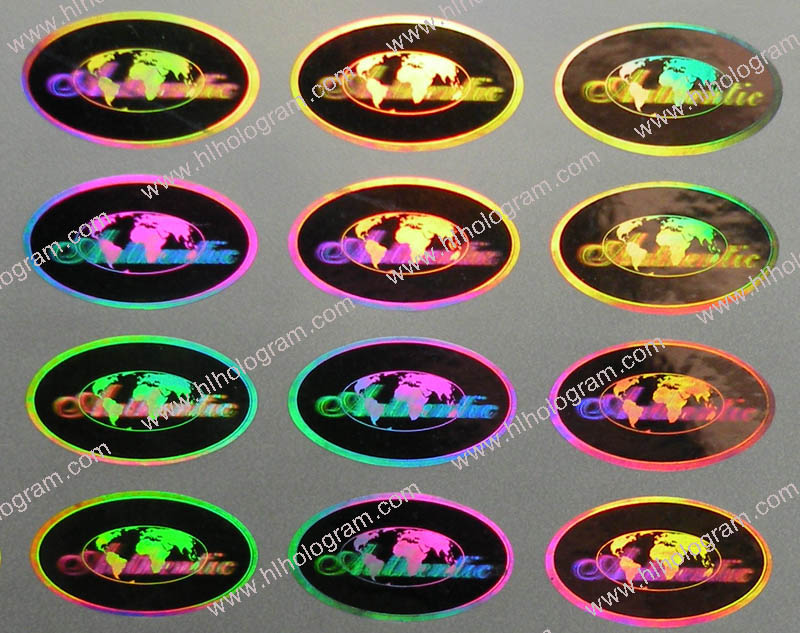 hologram sticker photo