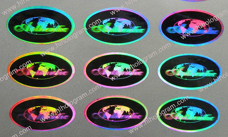 hologram sticker photo