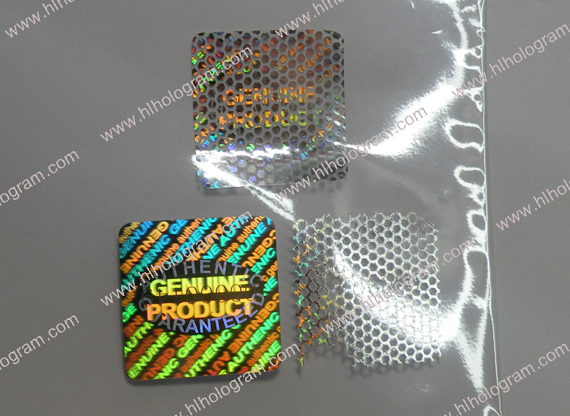 hologram sticker photo