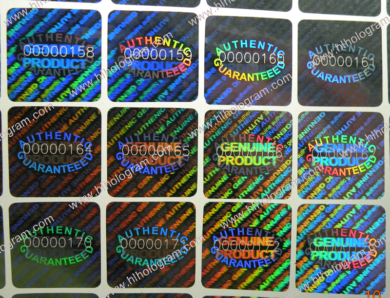 hologram sticker photo