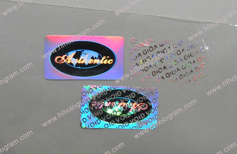 hologram sticker photo