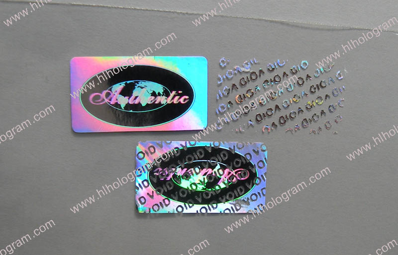 hologram sticker photo