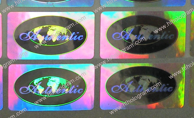 hologram sticker photo