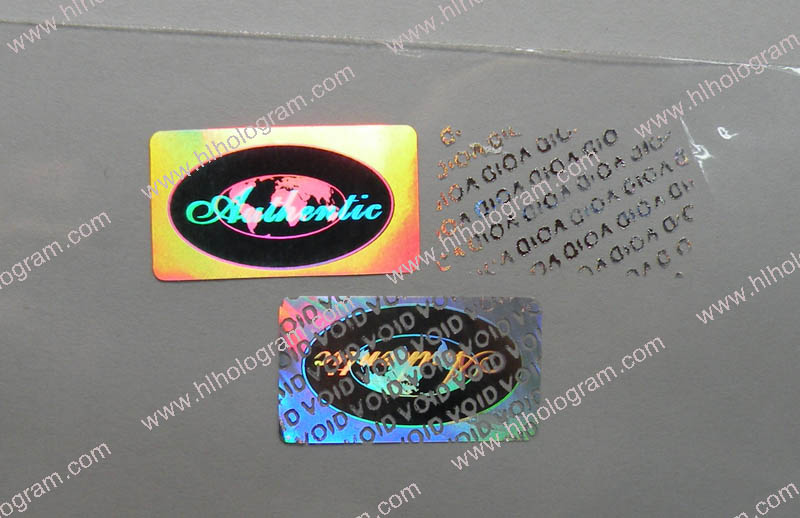 hologram sticker photo