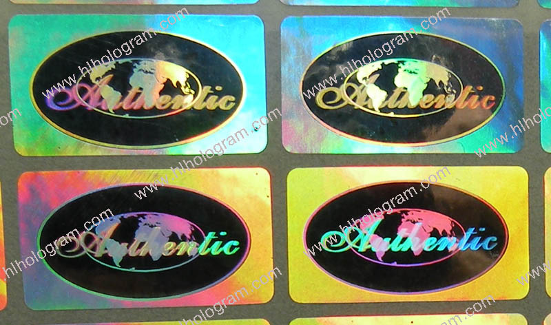 hologram sticker photo