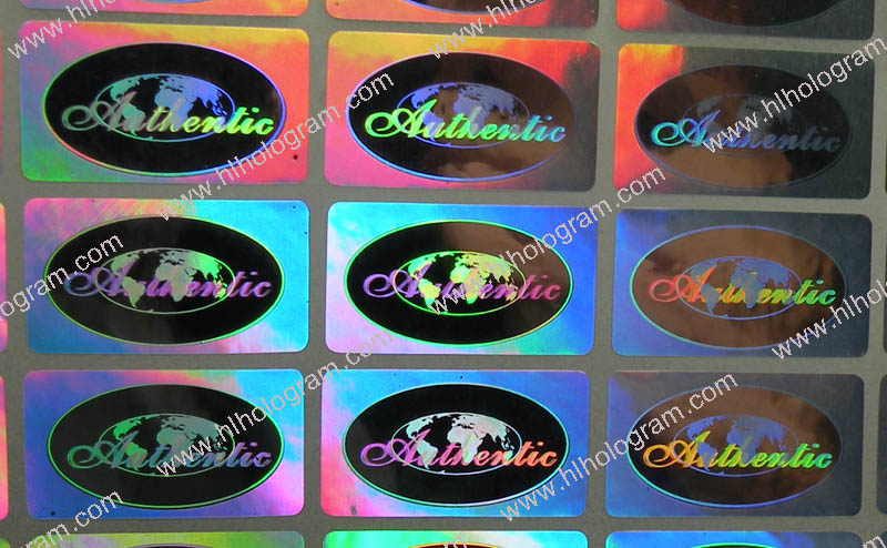 hologram sticker photo