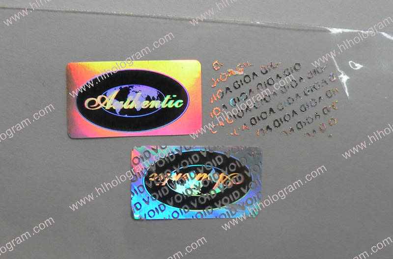 hologram sticker photo