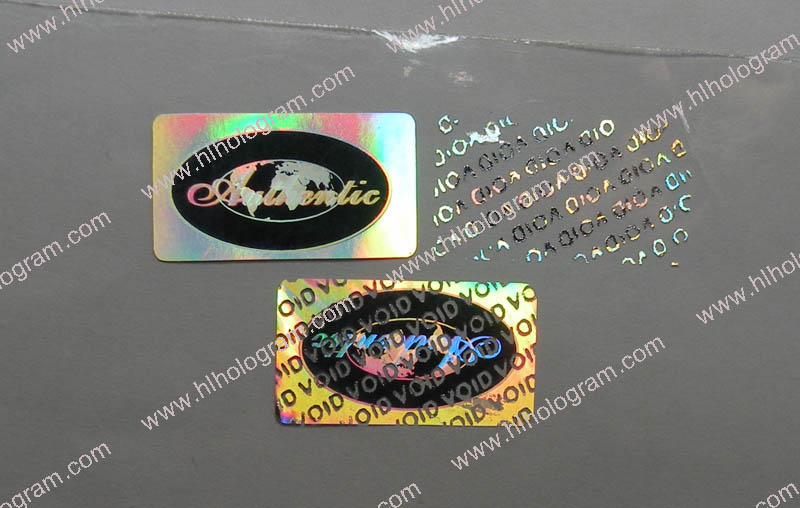 hologram sticker photo