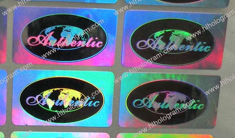 hologram sticker photo