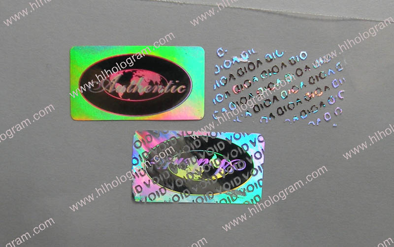 hologram sticker photo