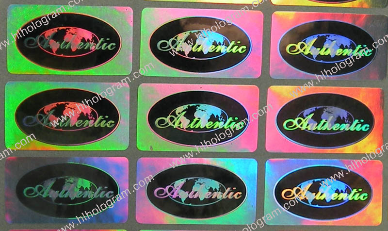 hologram sticker photo