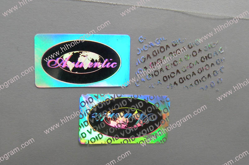 hologram sticker photo