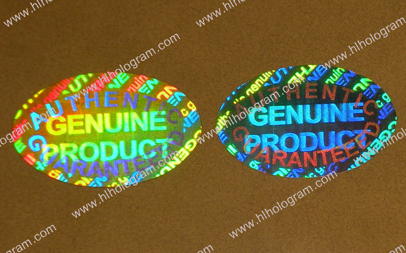 hologram sticker photo