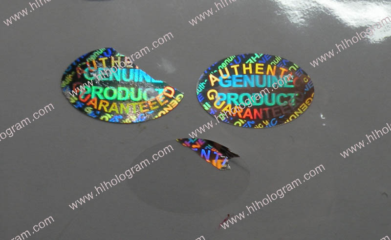 hologram sticker photo