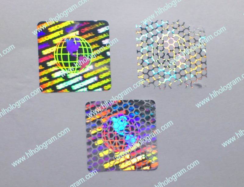 hologram sticker photo