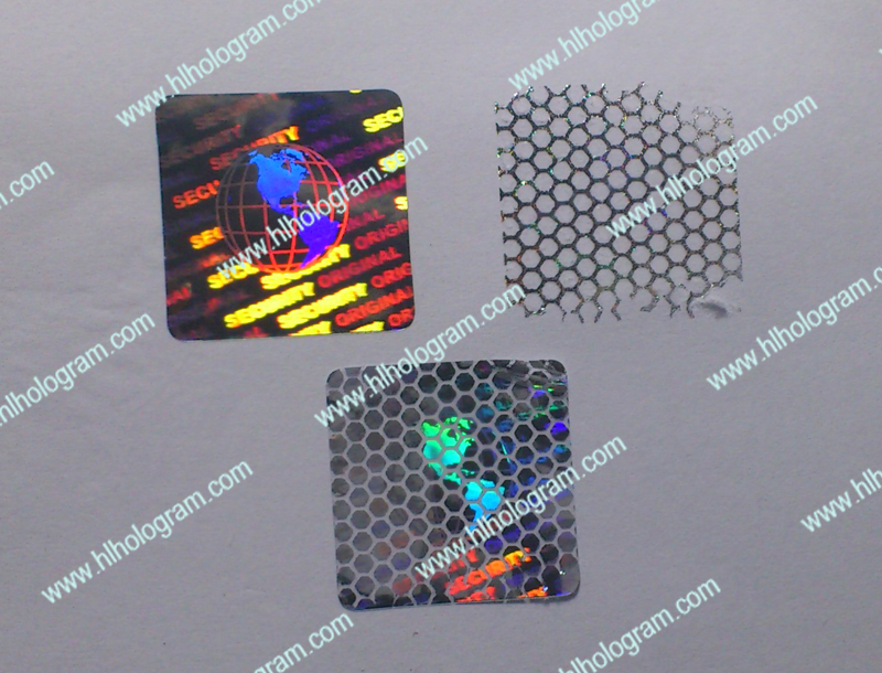 hologram sticker photo