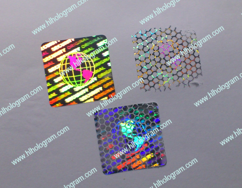 hologram sticker photo