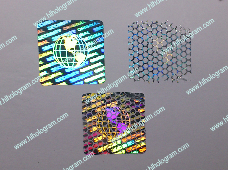 hologram sticker photo