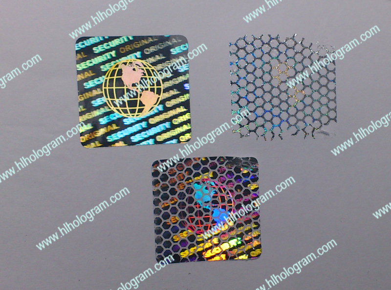 hologram sticker photo