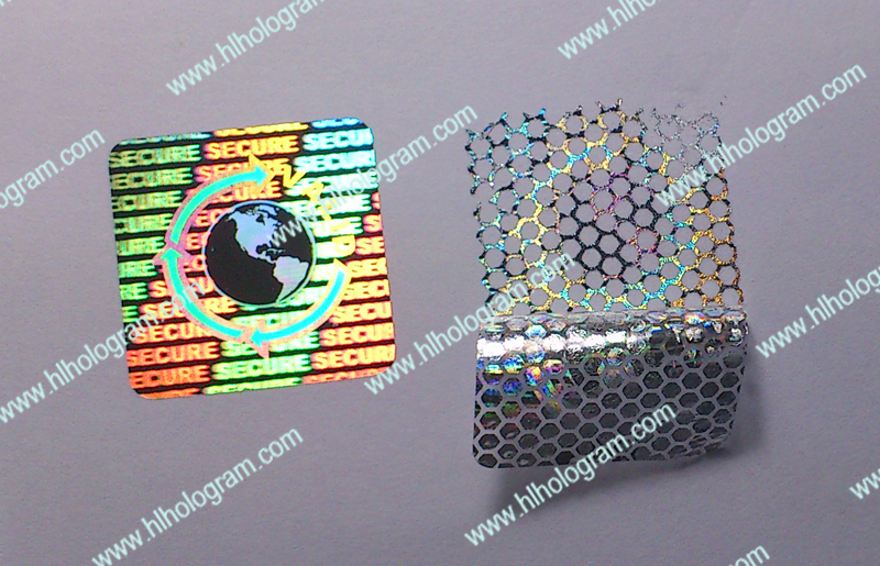 hologram sticker photo