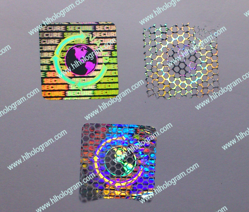 hologram sticker photo