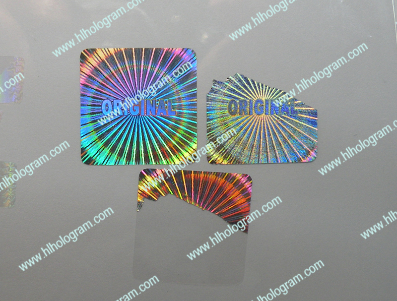 hologram sticker photo