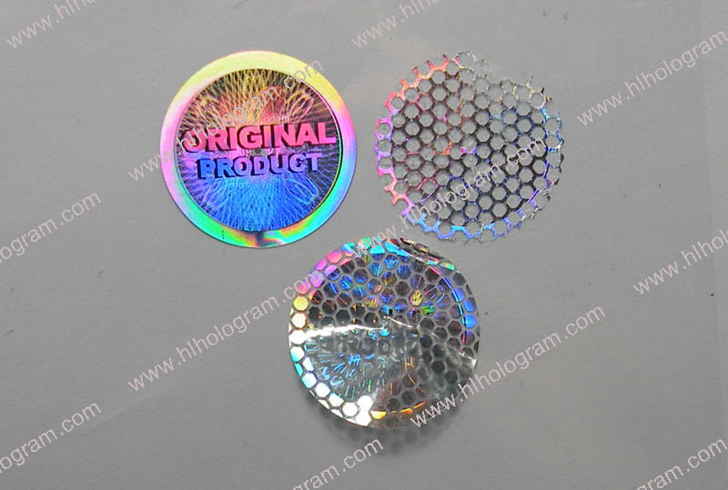 hologram sticker photo