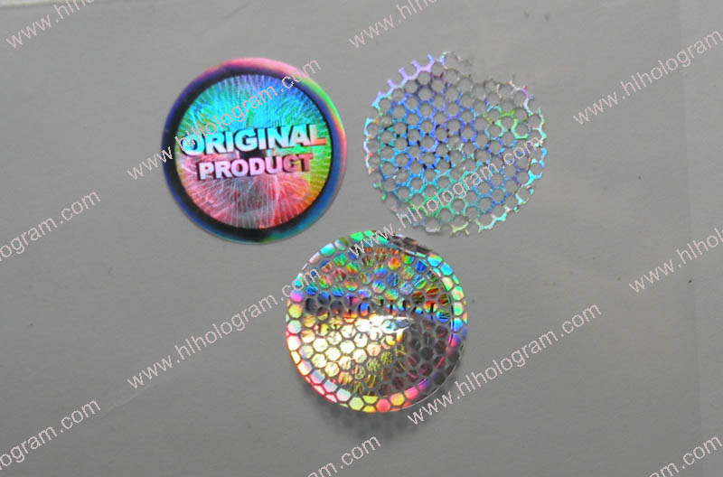 hologram sticker photo