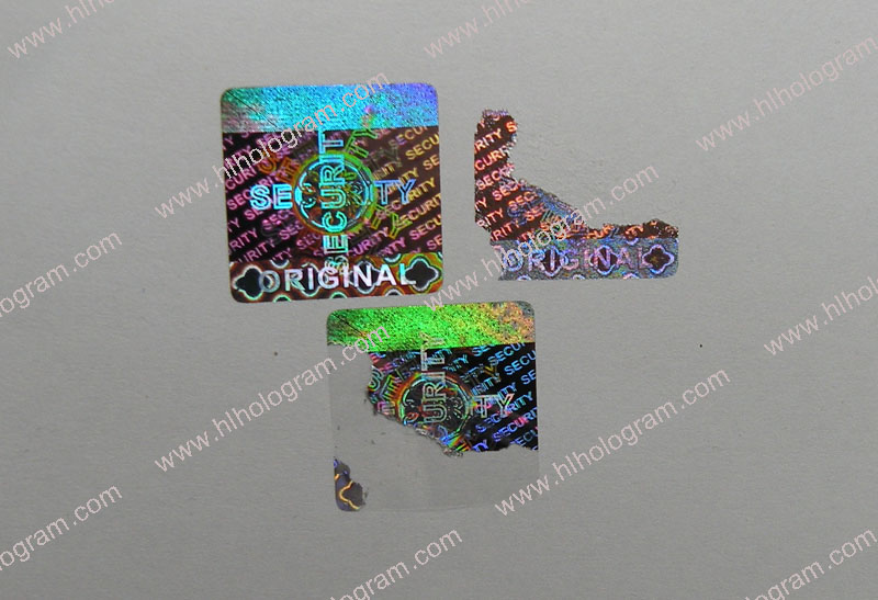 hologram sticker photo